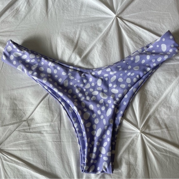 Poke a dot purple zaful bikini - Picture 3 of 3